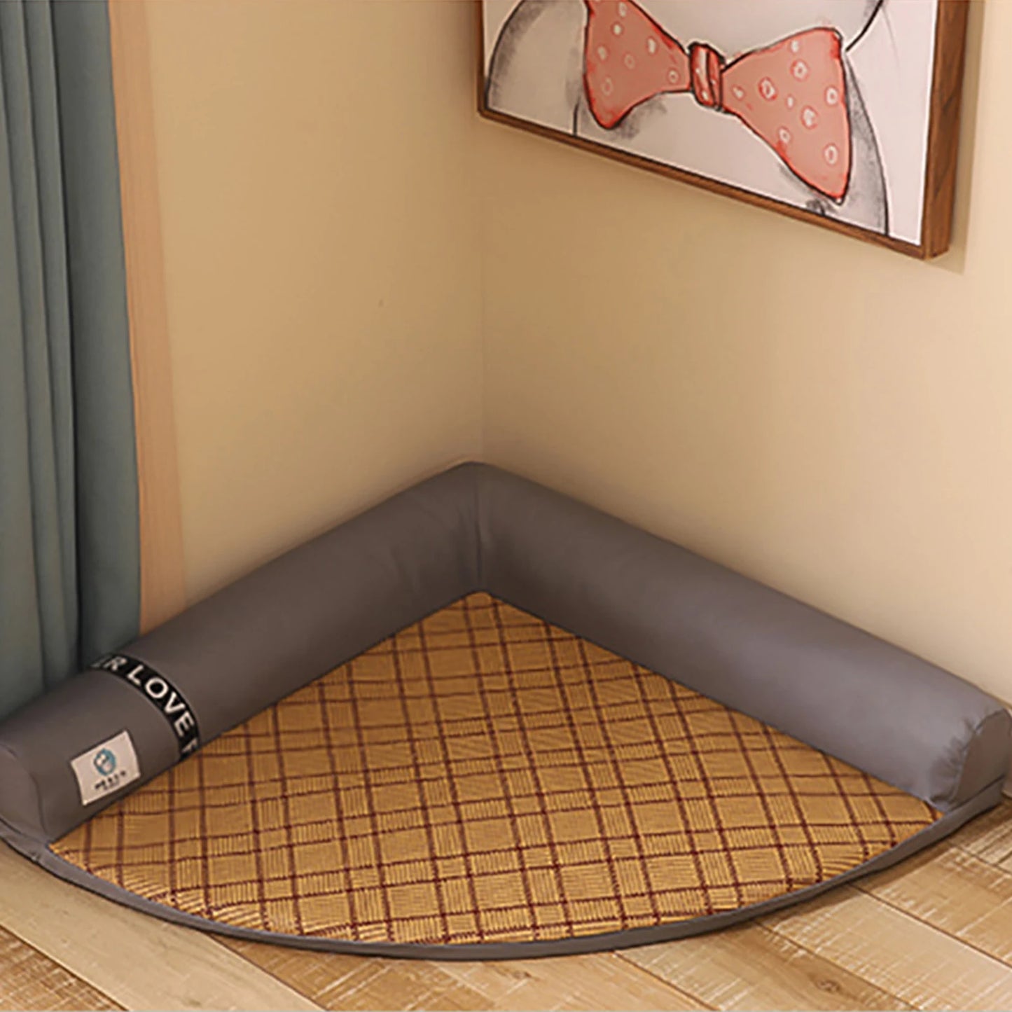 Detachable Washable Summer Pet Sleeping Mat for Dogs & Cats . Breathable Cooling Cushion Bed