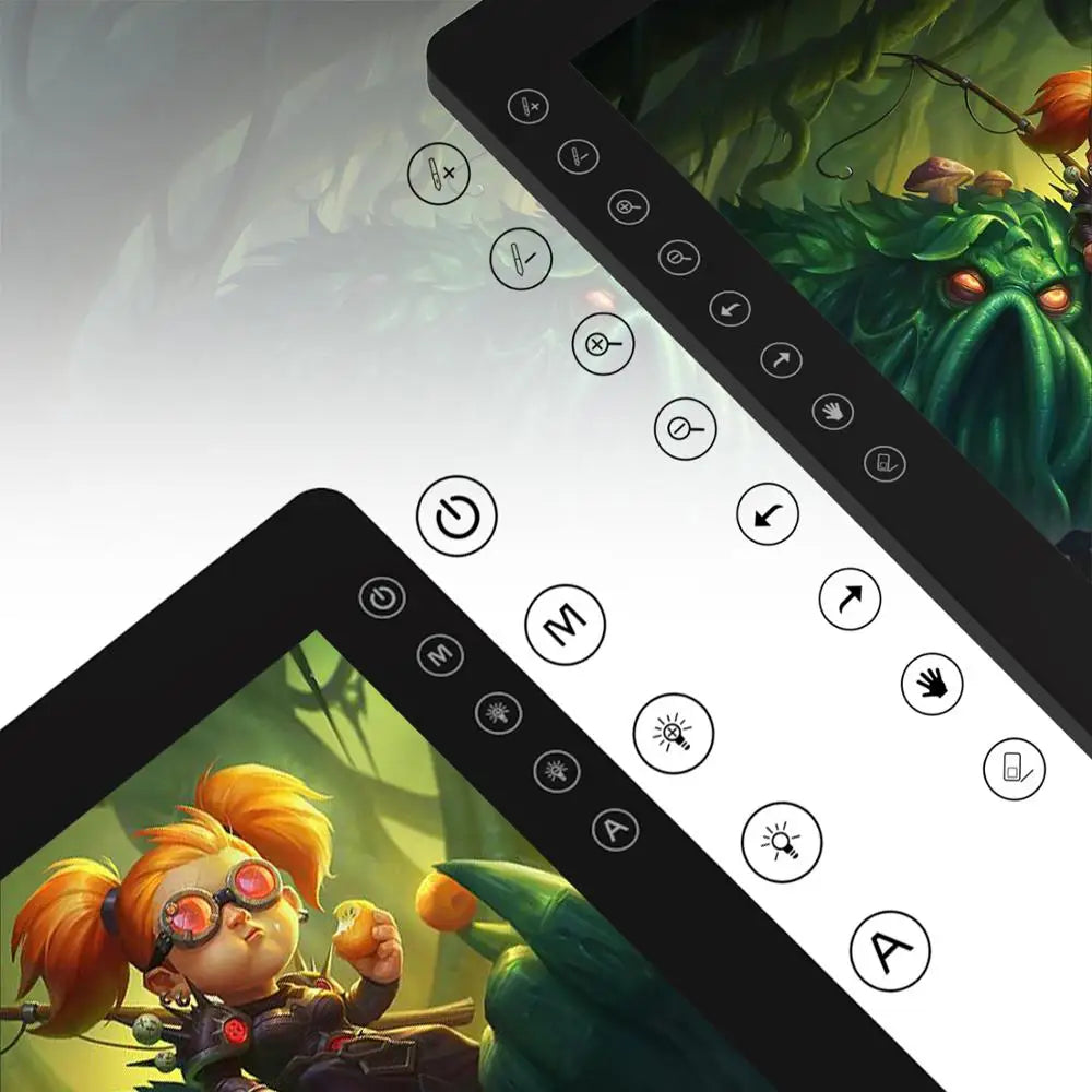 Gaomon PD2200 21.5 Inch Graphics Tablet Anti-Glare Full Lamination Screen Display with 8 Touch Keys Support ±60° Tilt Function