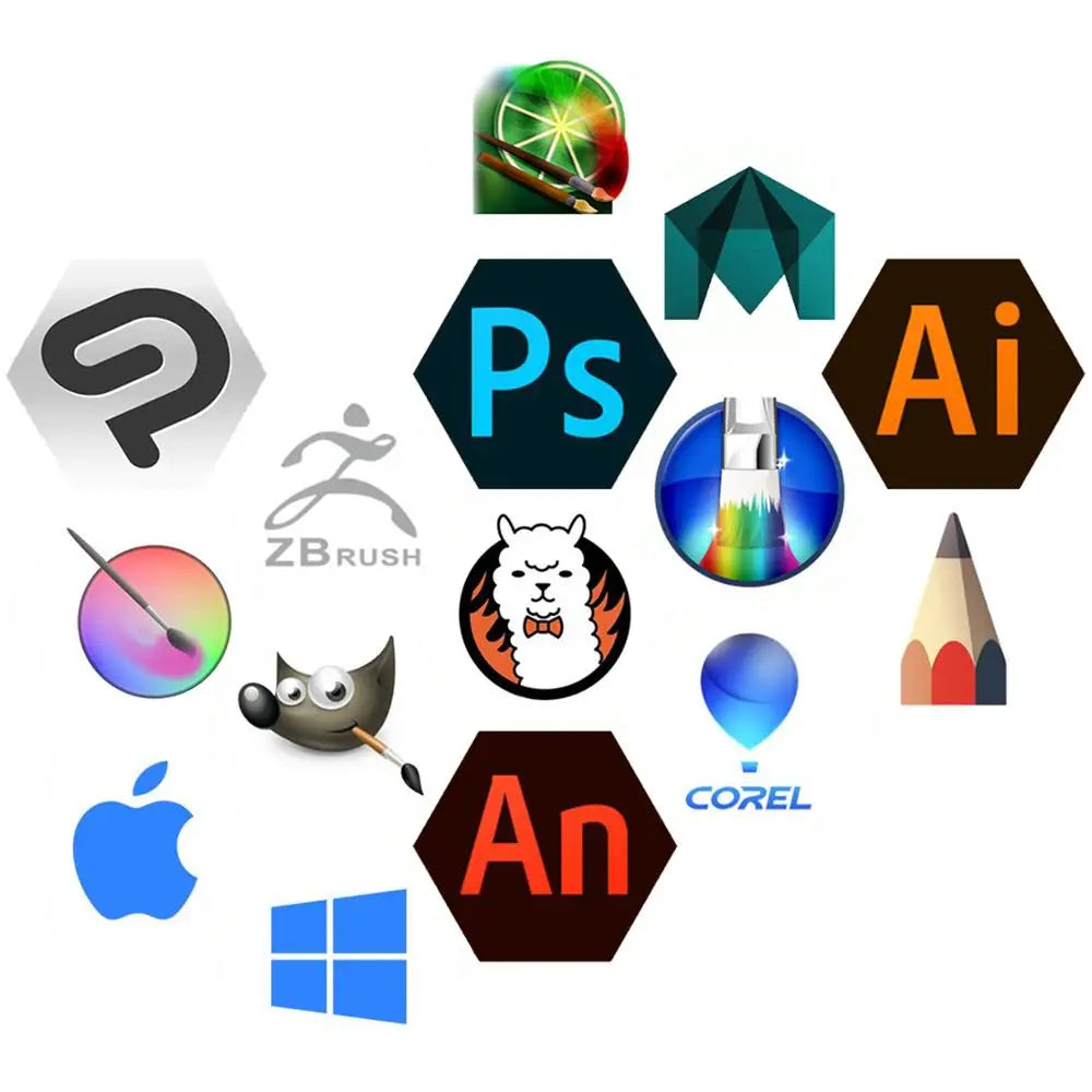 Gaomon PD2200 21.5 Inch Graphics Tablet Anti-Glare Full Lamination Screen Display with 8 Touch Keys Support ±60° Tilt Function