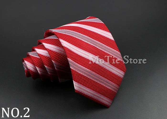 Men's 100% Silk Tie Classic Striped Plaid Necktie Jacquard Woven Ties Business Wedding Party Daily Suit Cravat Accessory Gift