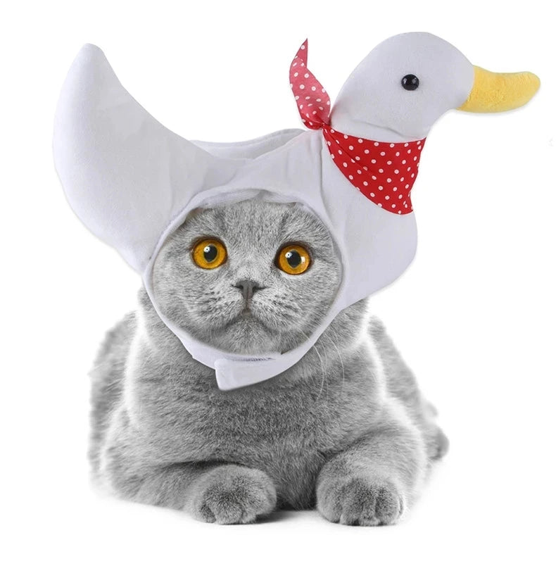 Funny Hat for Cat Sunflower Christmas Costume Pet Hat Halloween Cosplay Keep Warm Headwear Dogs Hats Puppy Accessories for Cats