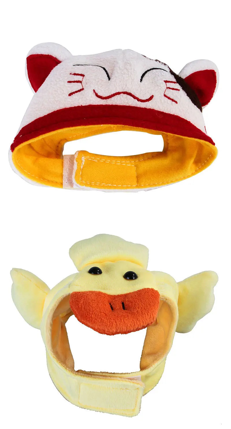 Funny Hat for Cat Sunflower Christmas Costume Pet Hat Halloween Cosplay Keep Warm Headwear Dogs Hats Puppy Accessories for Cats