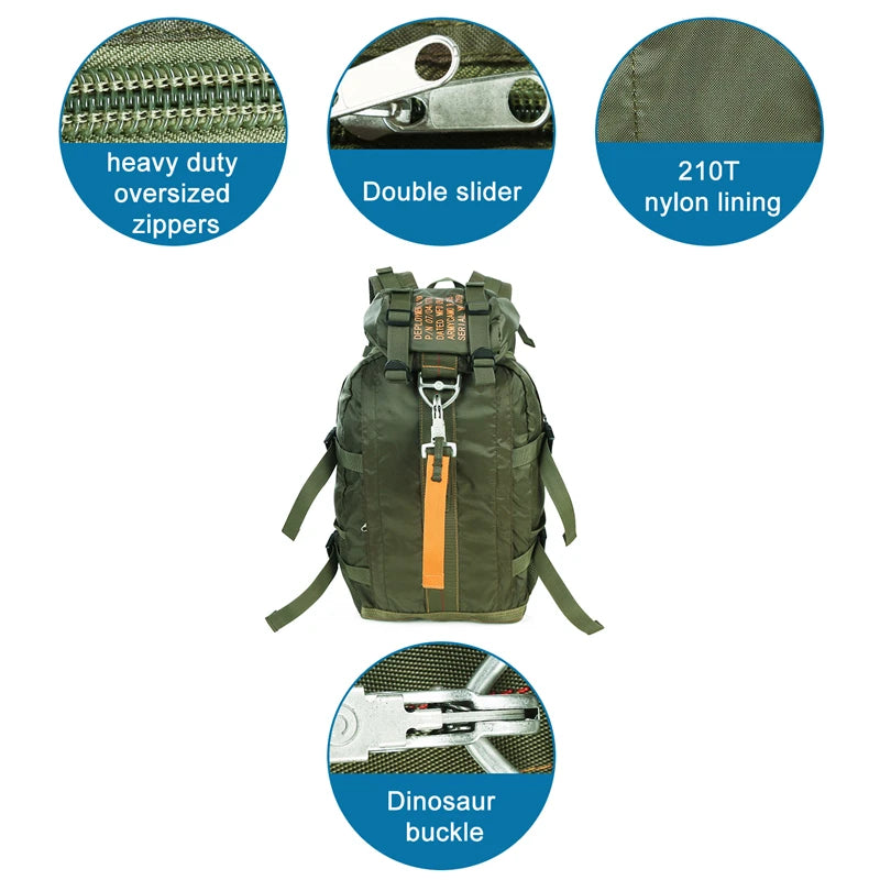 Waterproof Hiking Backpack . Lightweight Travel & Trekking Daypack