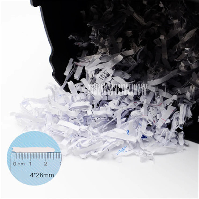 Heavy Duty Office Paper Shredder with Large Wastebasket
