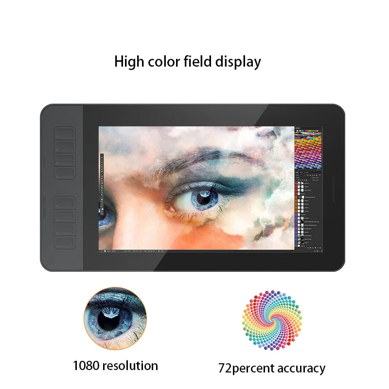 GAOMON PD1161 IPS HD Graphics Drawing Display Digital Tablet Monitor With 8 Shortcut Keys & 8192 Levels Battery-Free Pen