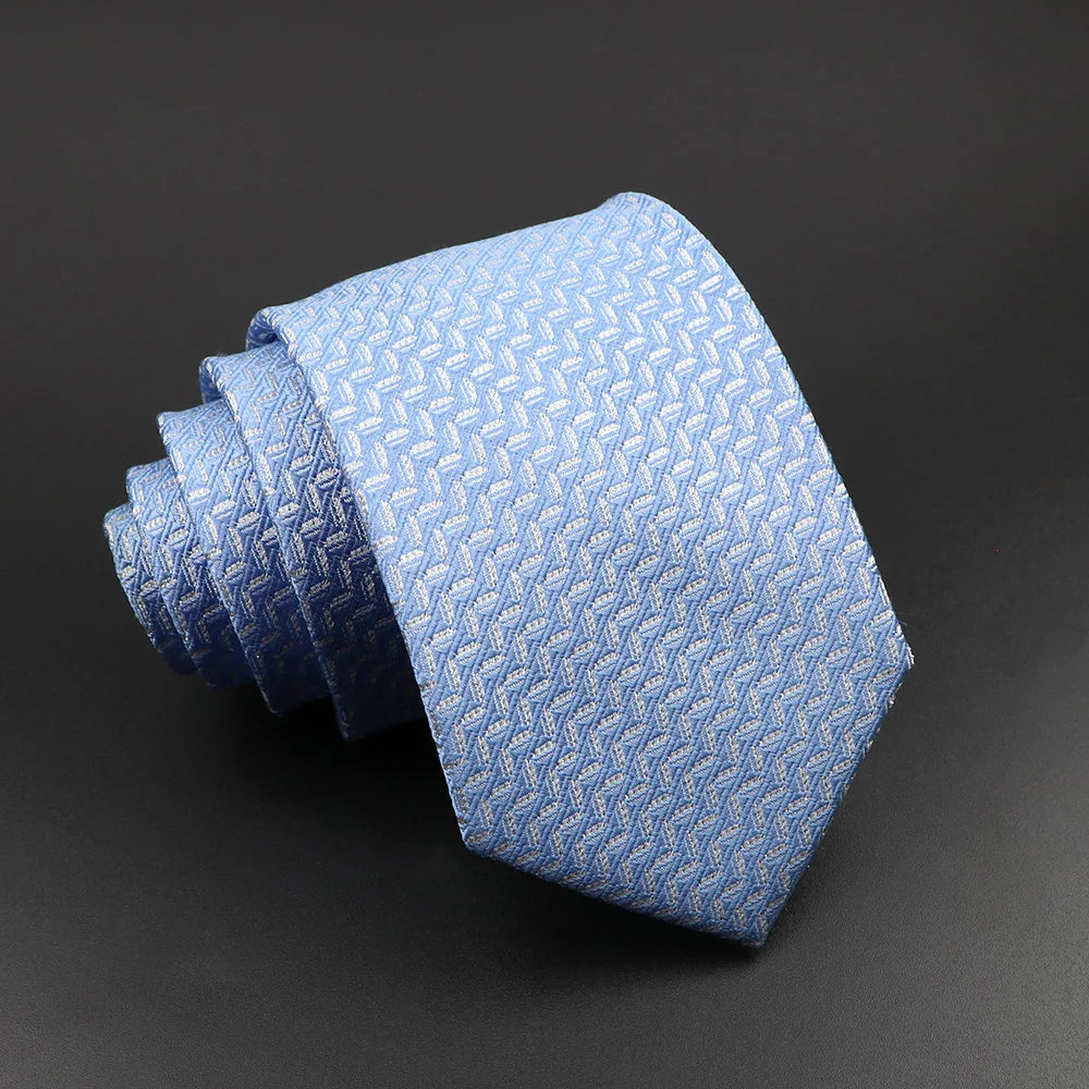 Men's 100% Silk Tie Classic Striped Plaid Necktie Jacquard Woven Ties Business Wedding Party Daily Suit Cravat Accessory Gift