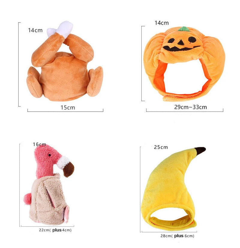 Funny Hat for Cat Sunflower Christmas Costume Pet Hat Halloween Cosplay Keep Warm Headwear Dogs Hats Puppy Accessories for Cats