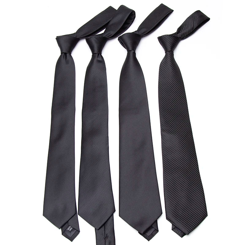 Classic Men’s Solid Color Necktie for Business, Weddings & Formal Events