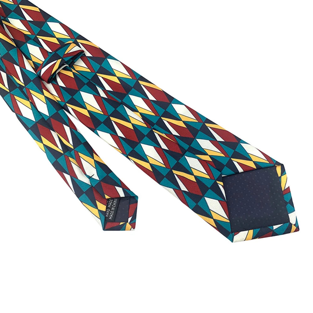 Men’s Luxury 8cm Vintage Silk Necktie Classic Designer Business, Wedding & Formal Dress Tie