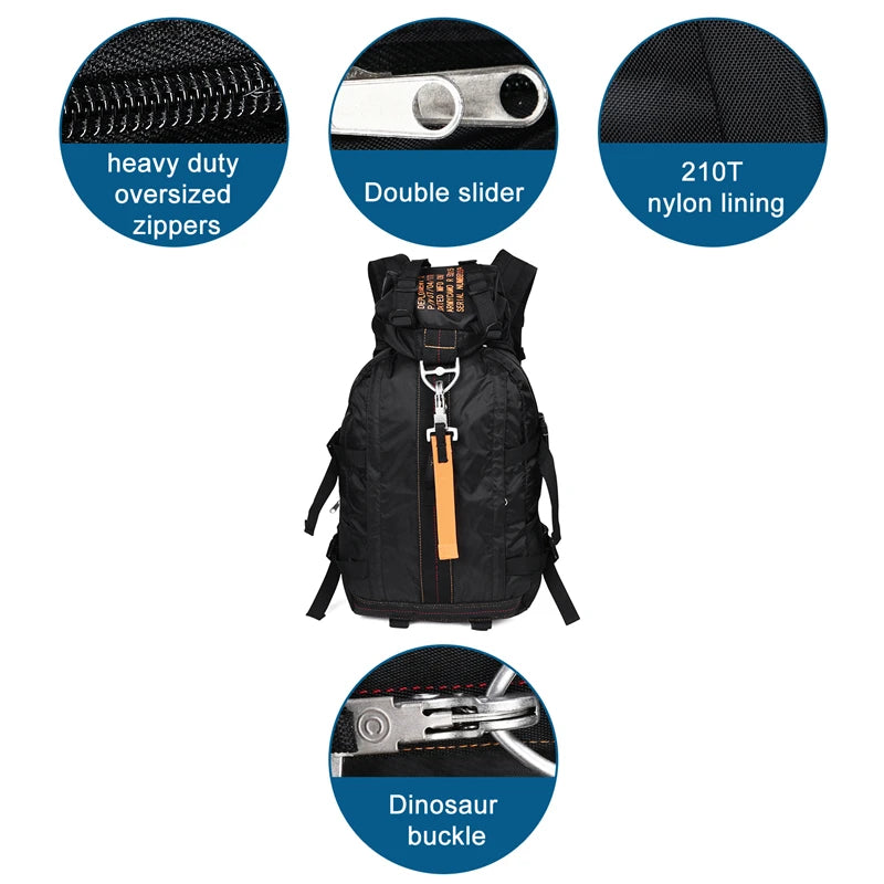 Waterproof Hiking Backpack . Lightweight Travel & Trekking Daypack