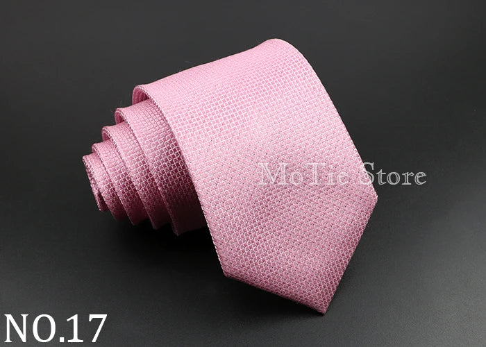 Men's 100% Silk Tie Classic Striped Plaid Necktie Jacquard Woven Ties Business Wedding Party Daily Suit Cravat Accessory Gift
