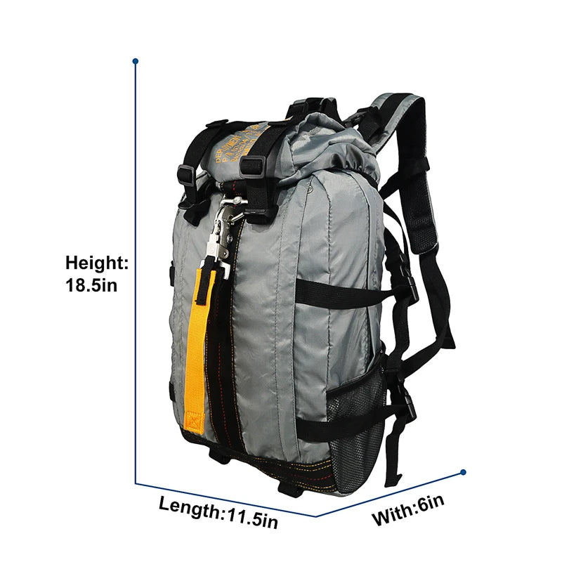 Waterproof Hiking Backpack . Lightweight Travel & Trekking Daypack