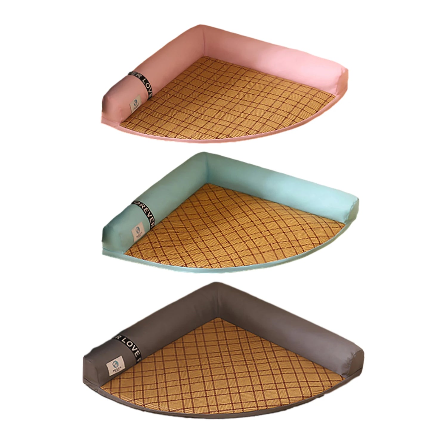Detachable Washable Summer Pet Sleeping Mat for Dogs & Cats . Breathable Cooling Cushion Bed