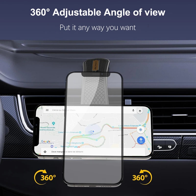 Magnetic Wireless Charger Car Adjustable Phone Holder for Magsafe iPhone 16 15 14 13 12 Pro Max 15W Fast Charging Car Charger