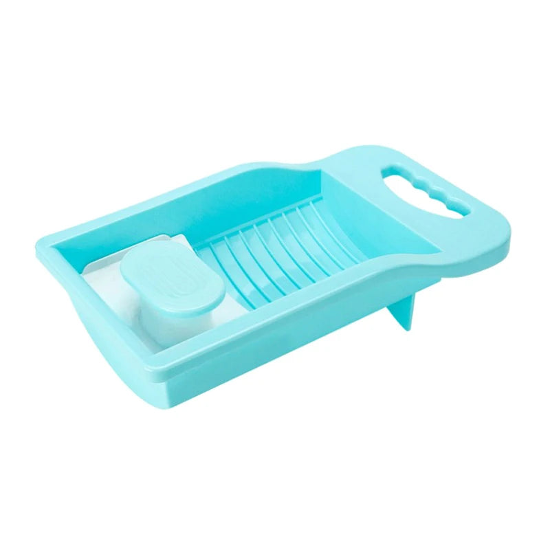 Portable Laundry Washboard Frame with Hand Wash Bag for Delicates, Baby Clothes & Travel Laundry
