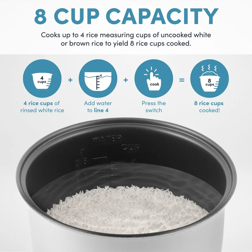 Digital Rice Cooker With Multifunctional Settings 400W 110V