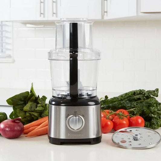11 Cup Food Processor 500W Stainless Steel Blades Dishwasher Safe
