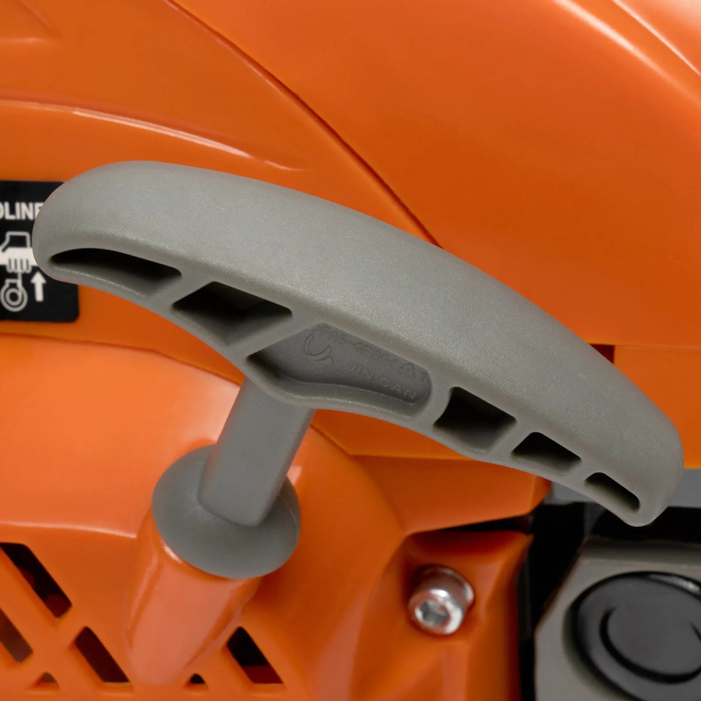 Convenient&Comfortable Gasoline Chainsaw - Hand-Pull Spring-Loaded Starter, Non-Slip Shock-Absorbing Ergonomic Handle