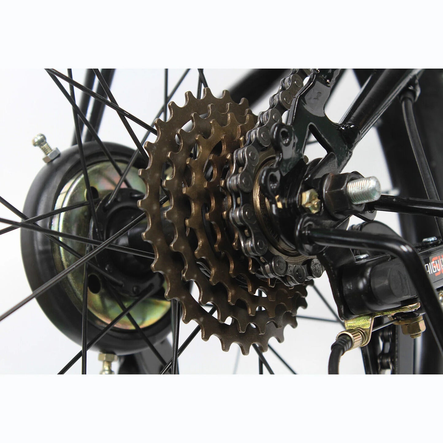 20-Inch 7-Speed Mountain Bike . Adult & Teen Bicycle with Dual Disc Brakes and Adjustable Seat