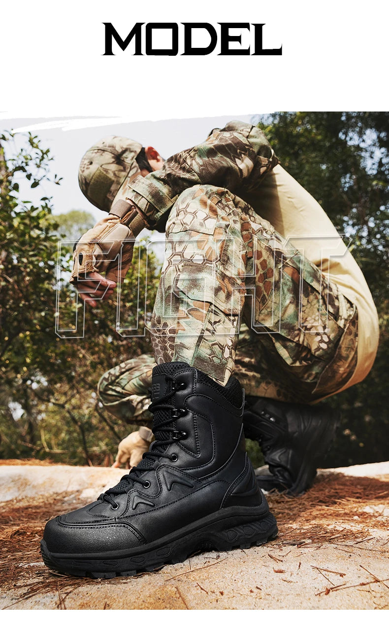 Mens Hiking Boots Combat Walking Casual Tactical Boots