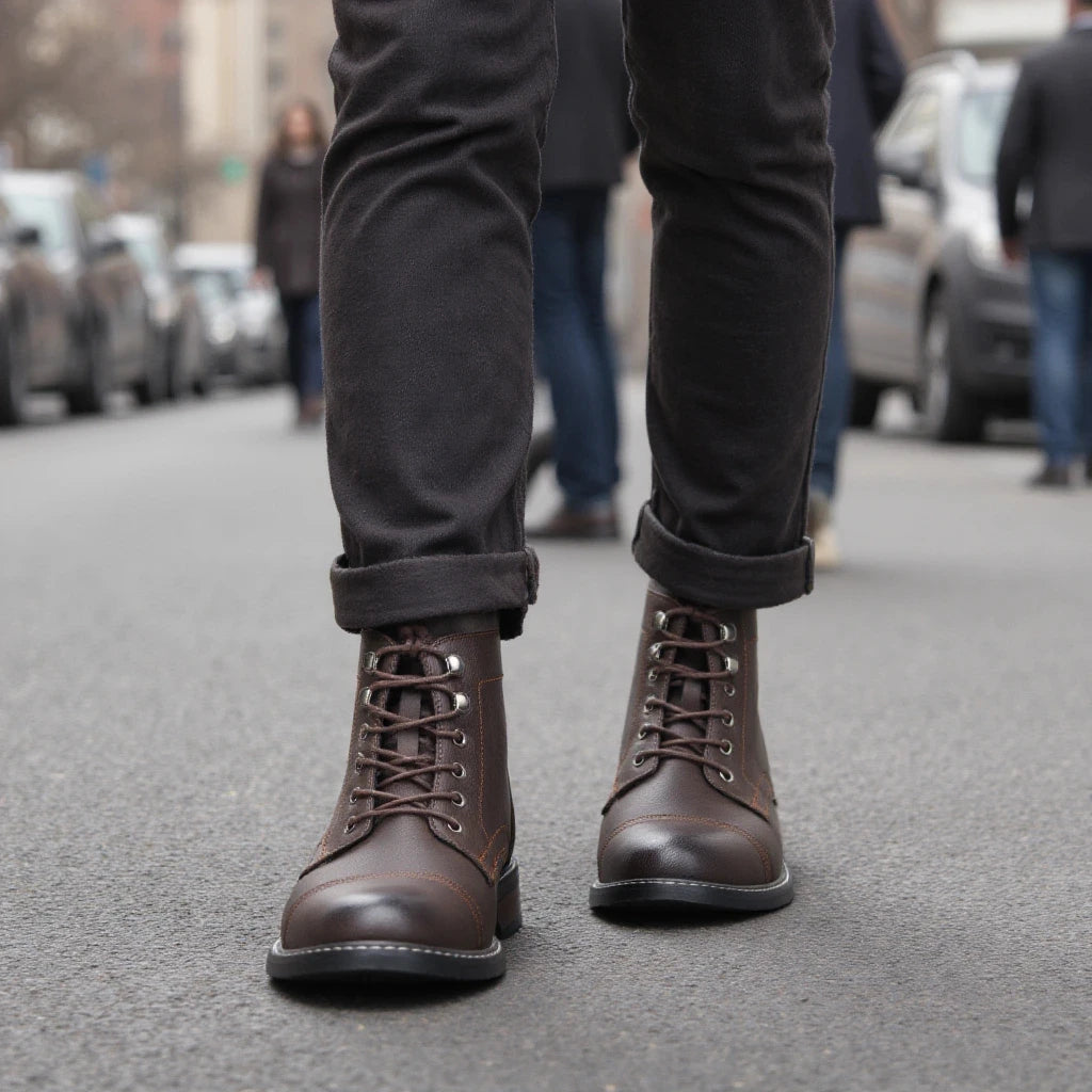 Size 8~13 Ankle Boots For Men Classical Men Boots Fashion Comfortable