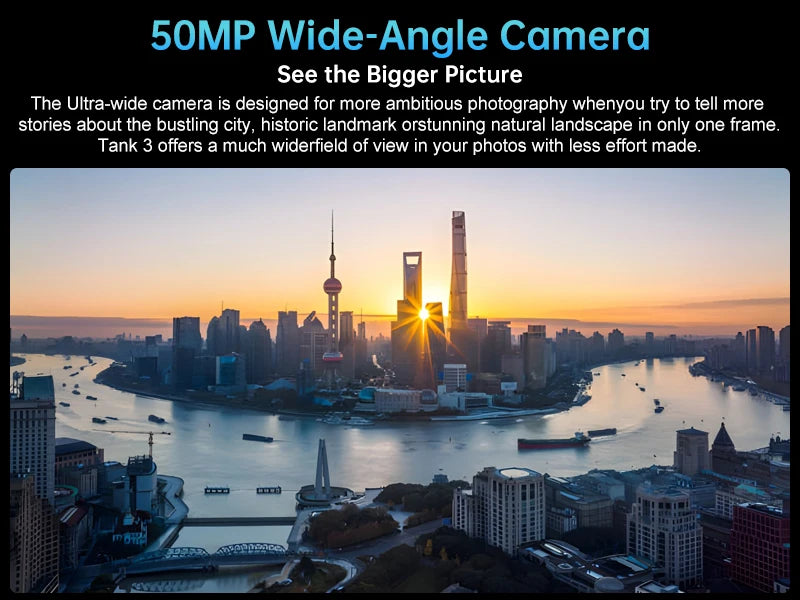 8849 Tank 3 Rugged 32GB 512GB 23800mAh Android14 120W Charger Dimensity 8200 5G 200MP 120Hz Outdoor Light  GPS Dual SIM