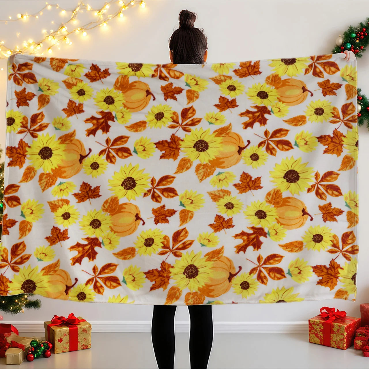 Cozy Checkered Plush Throw Blanket . Soft Warm Flannel Blanket for Couch, Bed & Home Decor