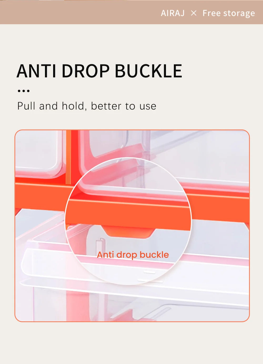 AIRAJ Multi-Drawer Storage Organizer - 18 Slots, Plastic Parts & Crafts Cabinet for Desk or Wall Mount, Ideal for Hardware, Bead