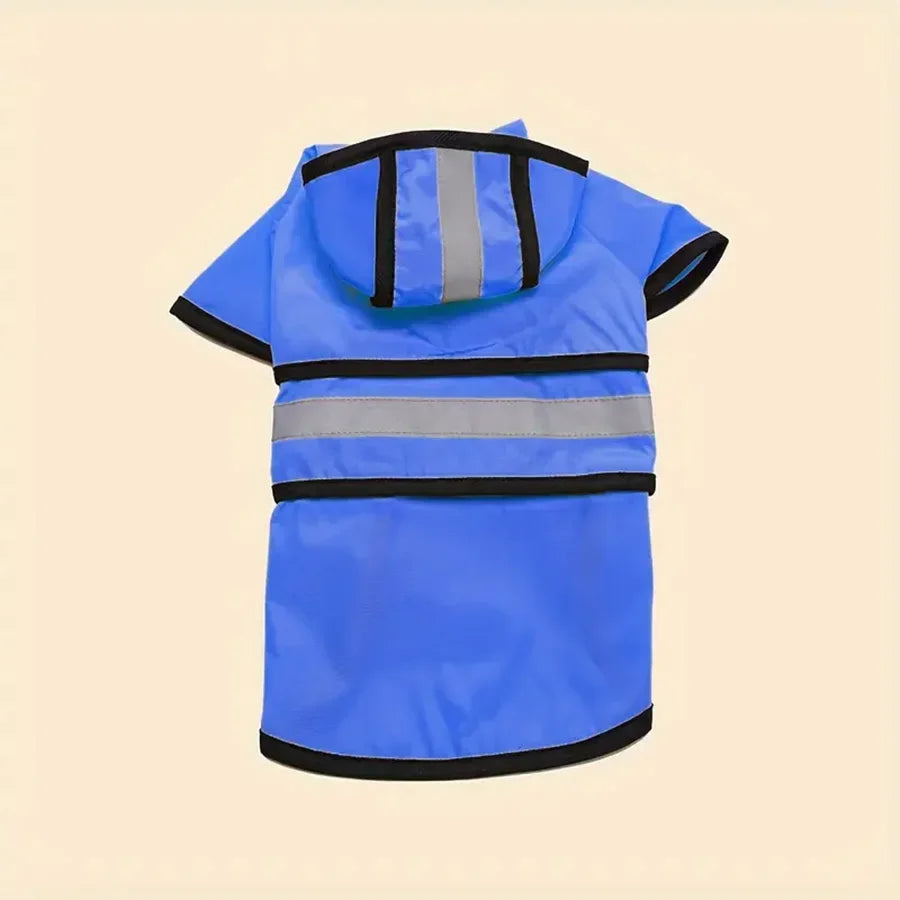 Keep Your Pet Dry And Comfortable - Adjustable Waterproof & Windproof Dog Raincoat!\';[