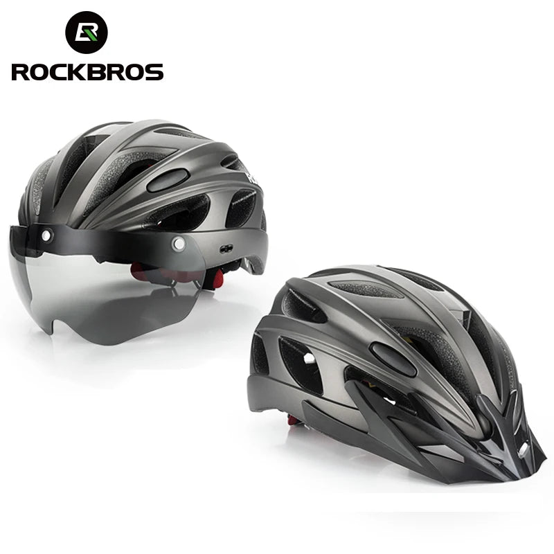 ROCBROS Adult Lightweight Cycling Helmet . Road & Mountain Bike Safety Helmet with Adjustable Fit and Ventilation