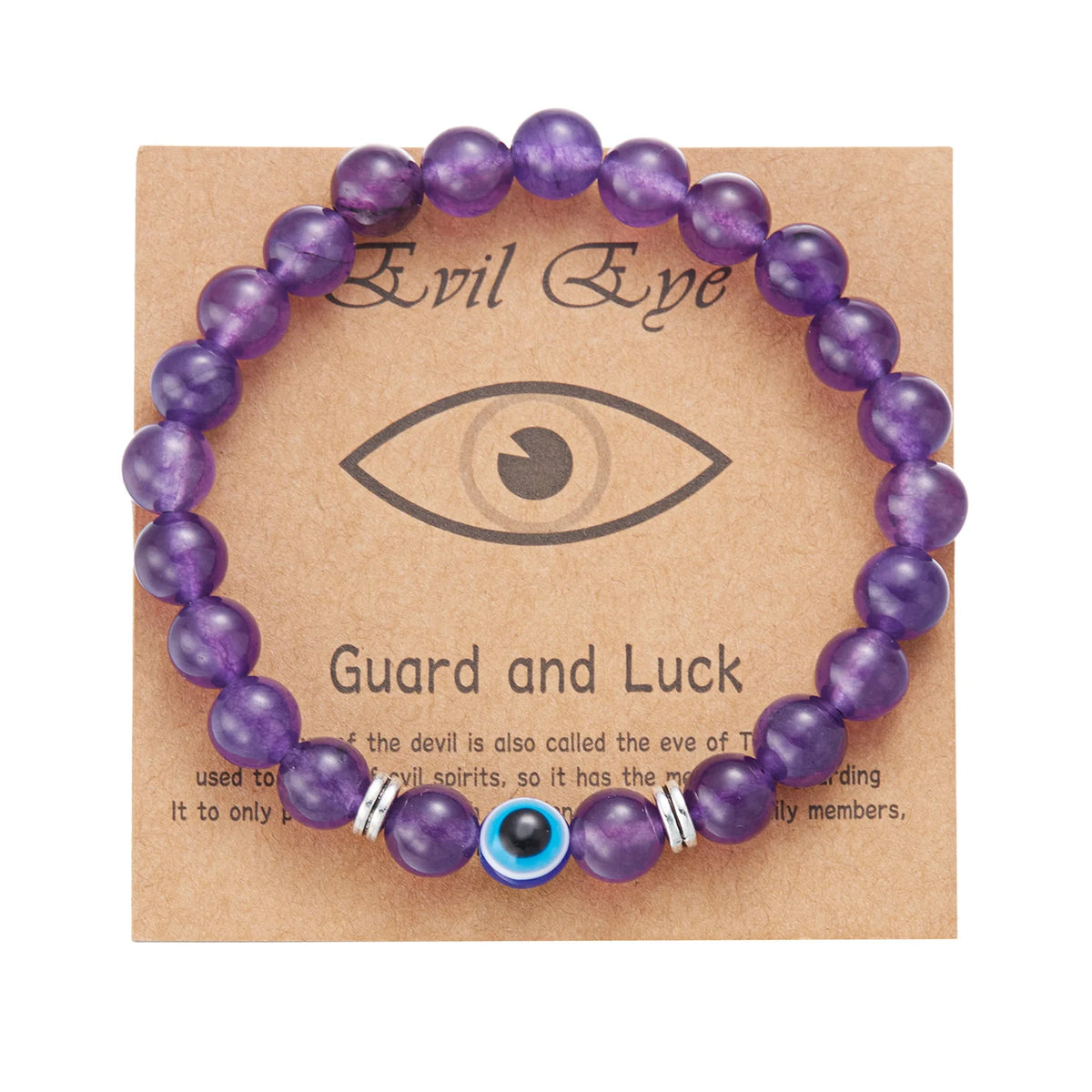 Evil Eye Beaded Bracelet  Multicolor Options
