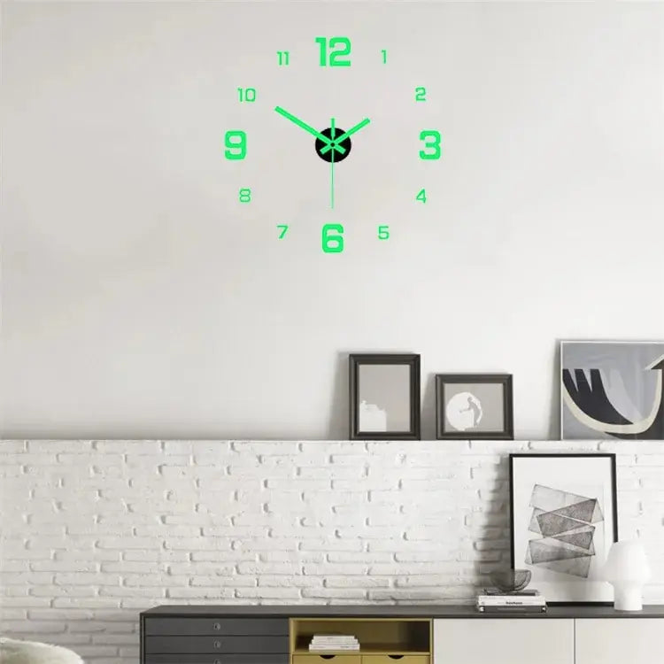 GlowTime DIY Luminous Silent Wall Clock