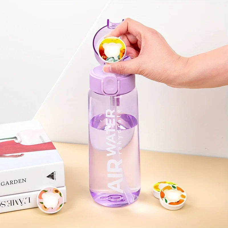 50ml Fruit Flavor Water Bottle .Sugar-Free Hydration Sports Bottle with Flavor Pods  Description: