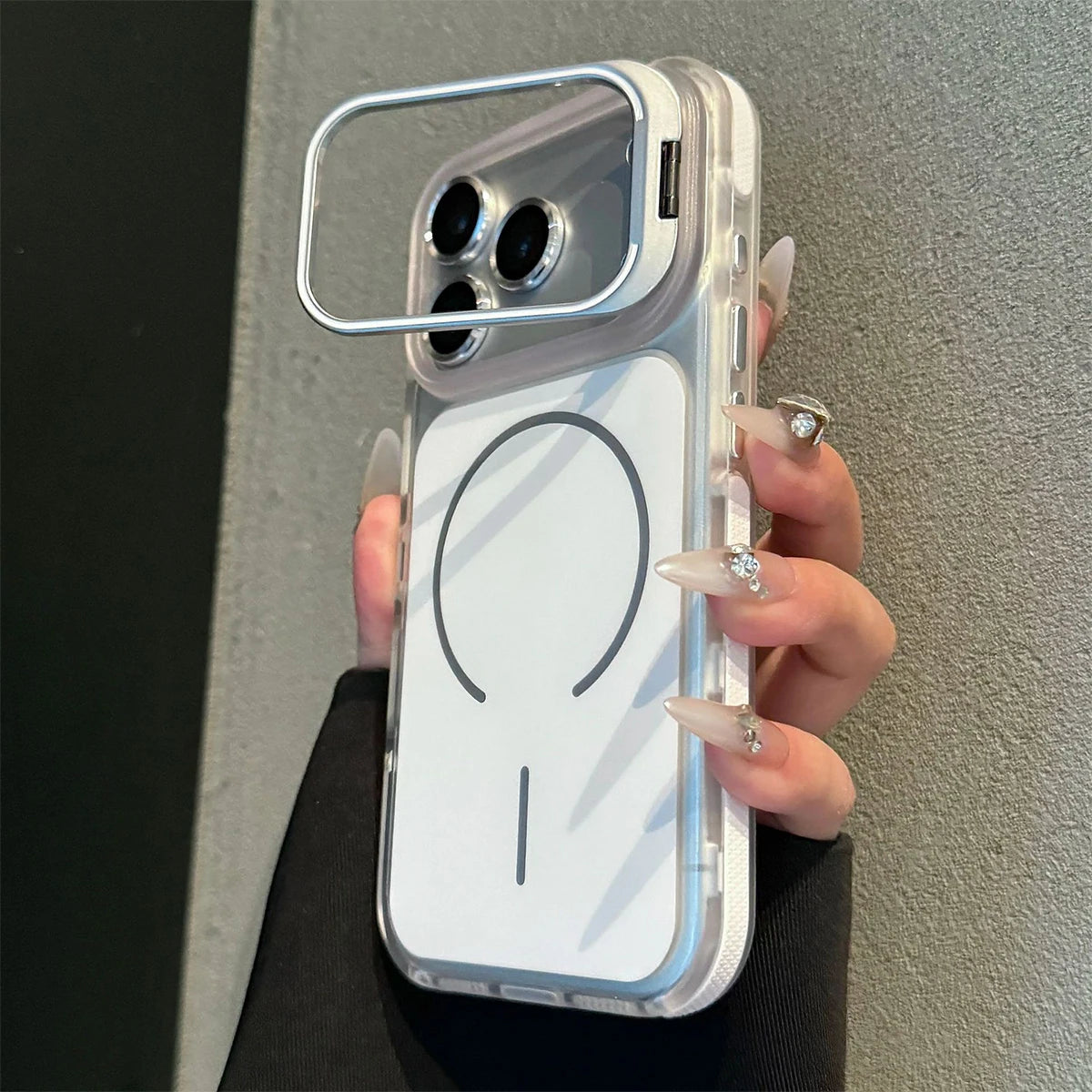 Vintage Flip-Style Leather Phone Case with Protective Bumper