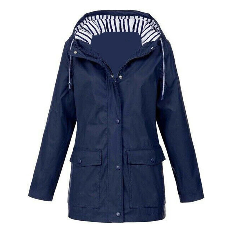 Fashion Autumn Winter Fleece Jacket Women Hooded Coat