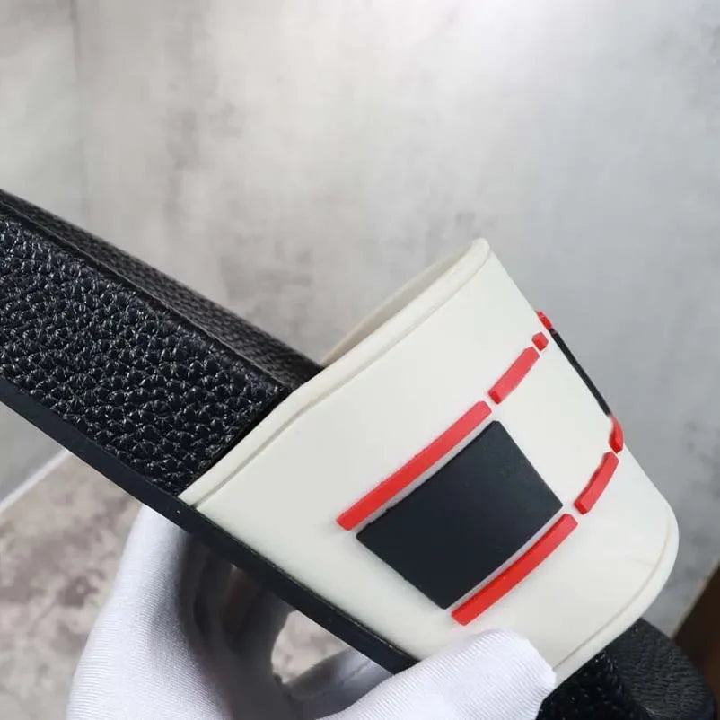 Designer Slipper Slides Floral Slide Sandal Rubber Beach Summer Slippers Flat Thick Sole Bathroom Home Shoes Slipper4