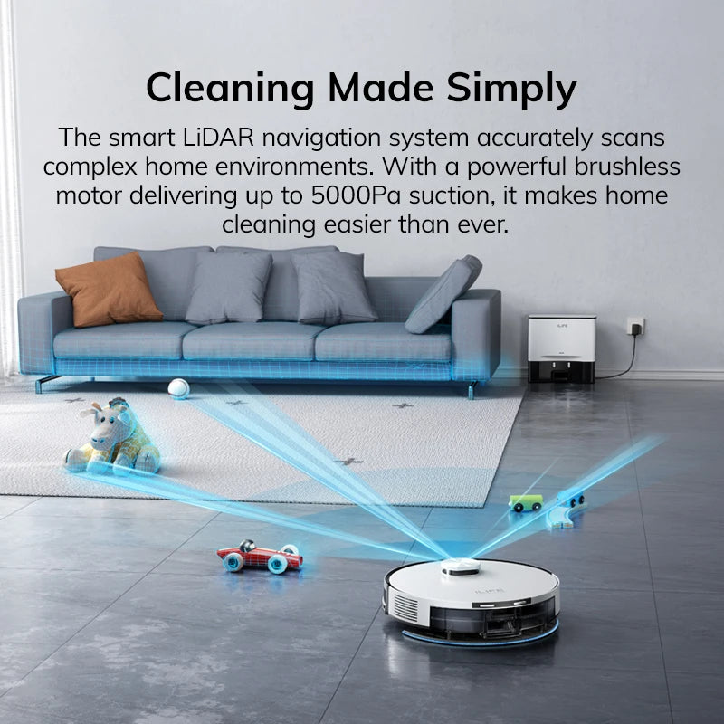 ILIFE A30 Pro Robot Vacuum & Mop | 5000Pa Smart Cleaning