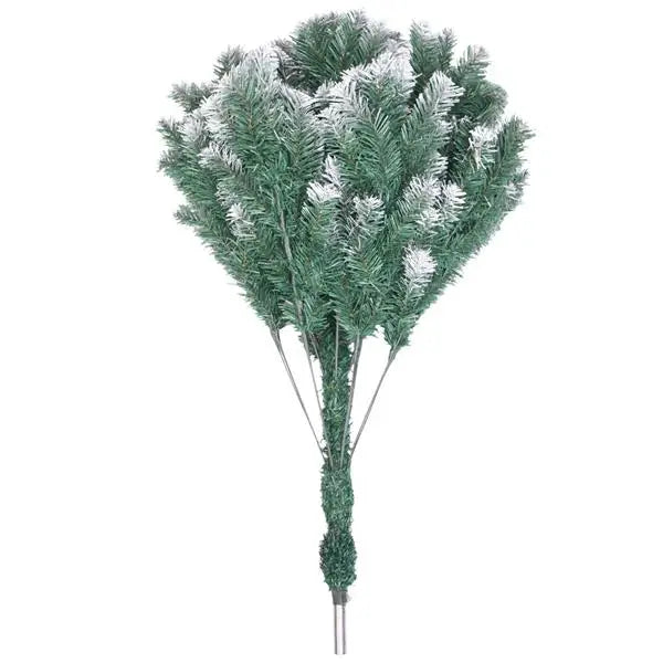 7FT Snow-Flocked Artificial Christmas Tree .870 Branches with Realistic Winter Holiday Design