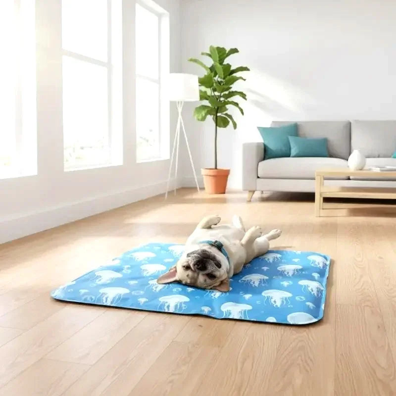 Self-Cooling Gel Pet Mat for Dogs & Cats.Washable Breathable Summer Cooling Pad