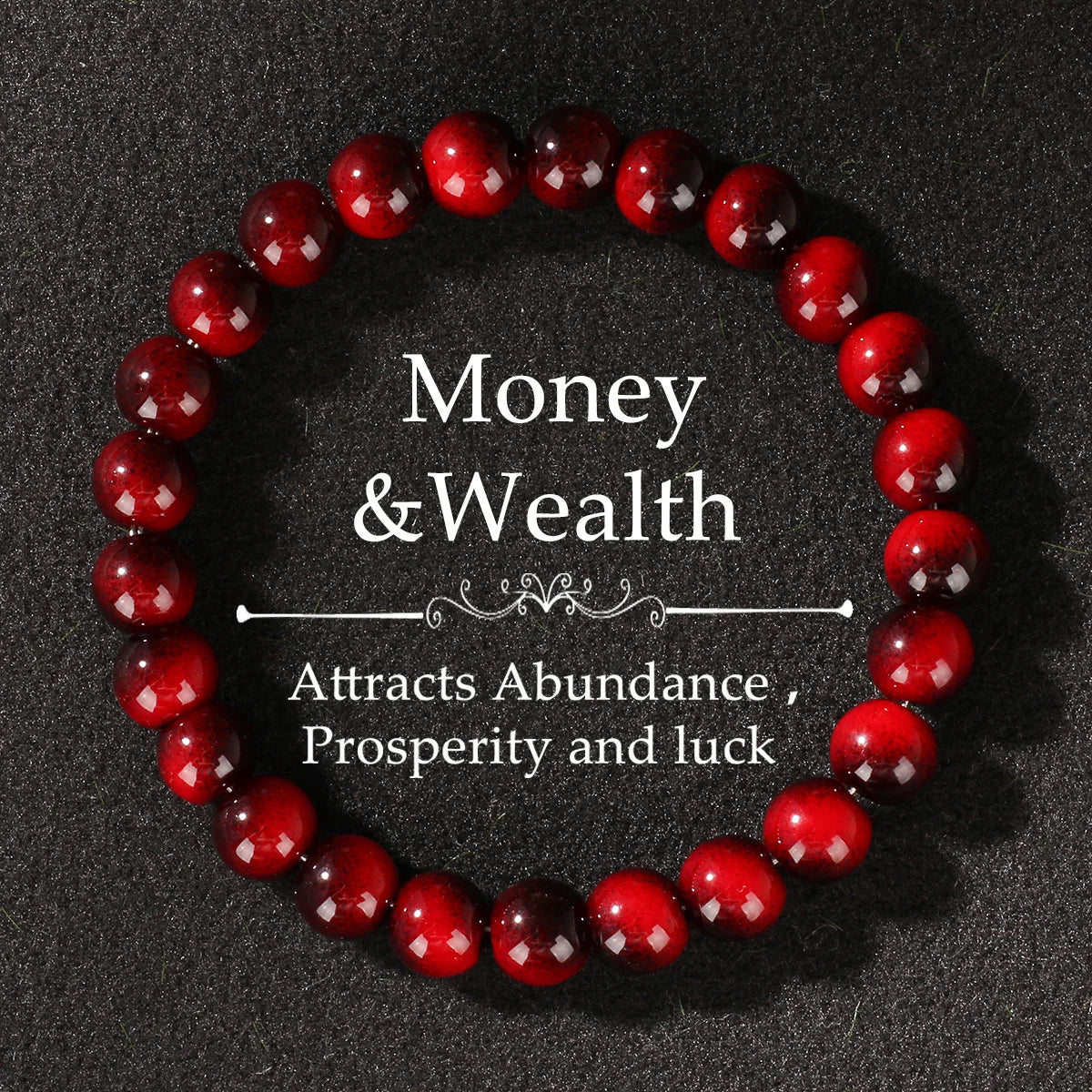 Multicolor Tiger’s Eye Style Beaded Bracelet