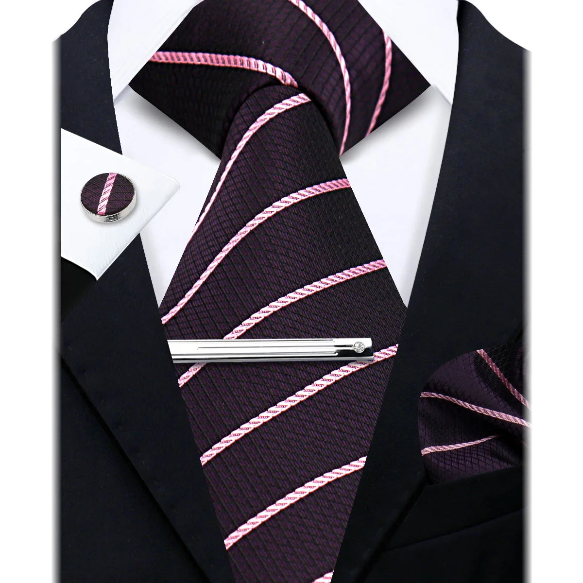 Men’s Luxury Paisley Silk Necktie.Elegant BusinessWedding & Formal Dress Tie for Men
