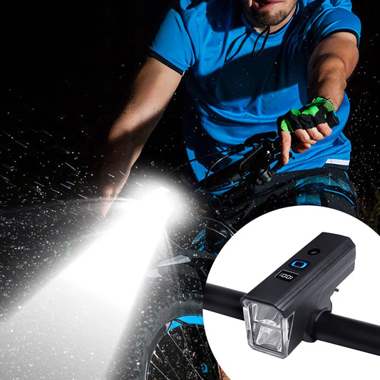 Bicycle Front Light Waterproof Headlight With Auto Sensor