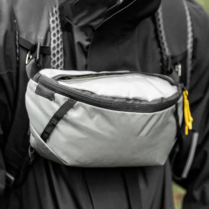 Adjustable Fishing Waist Bag with Rod Holder and Shoulder Strap