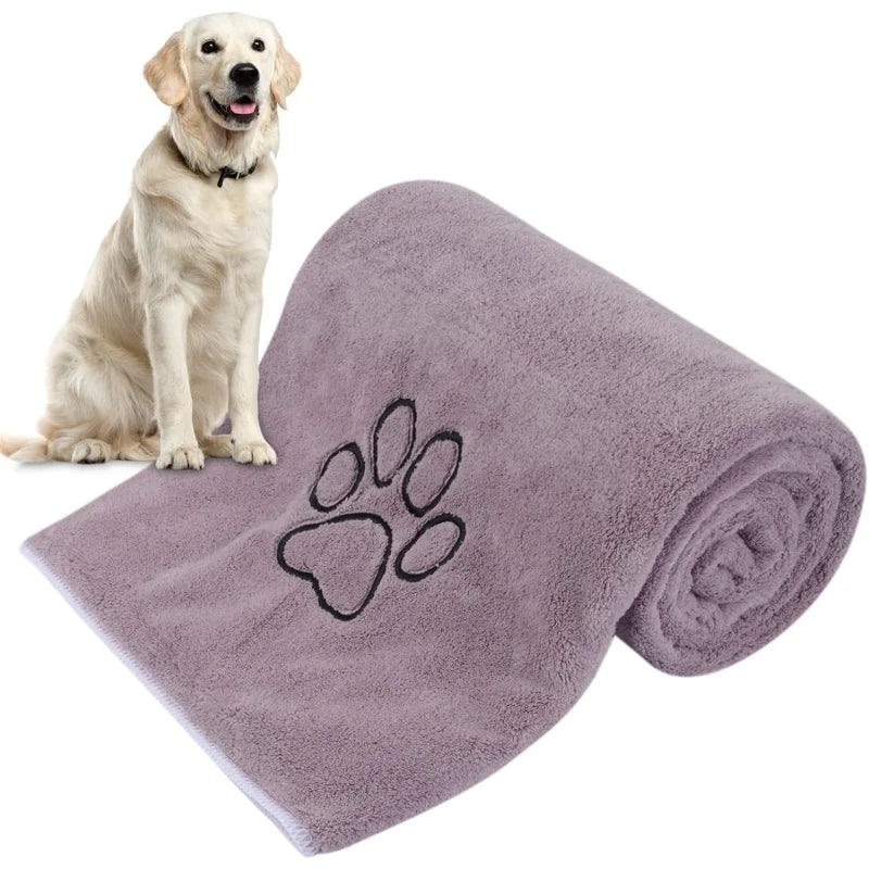 Ultra Absorbent Microfiber Pet Drying Towel for Dogs and Cats