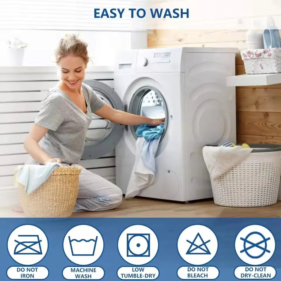 Waterproof Mattress Protector Cover. Soft Breathable TPU Bed Cover