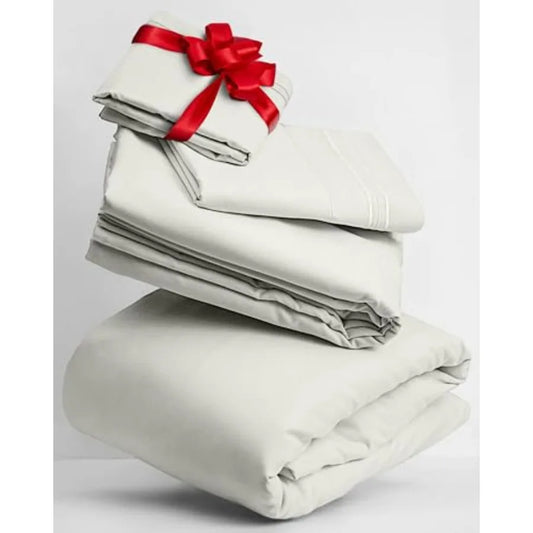 Twin XL Sheets Set 3 PC Iconic Collection Bedding for Hotel Luxury Bedroom Extra Soft Cooling Fabric with Wrinkle Fade and Stai