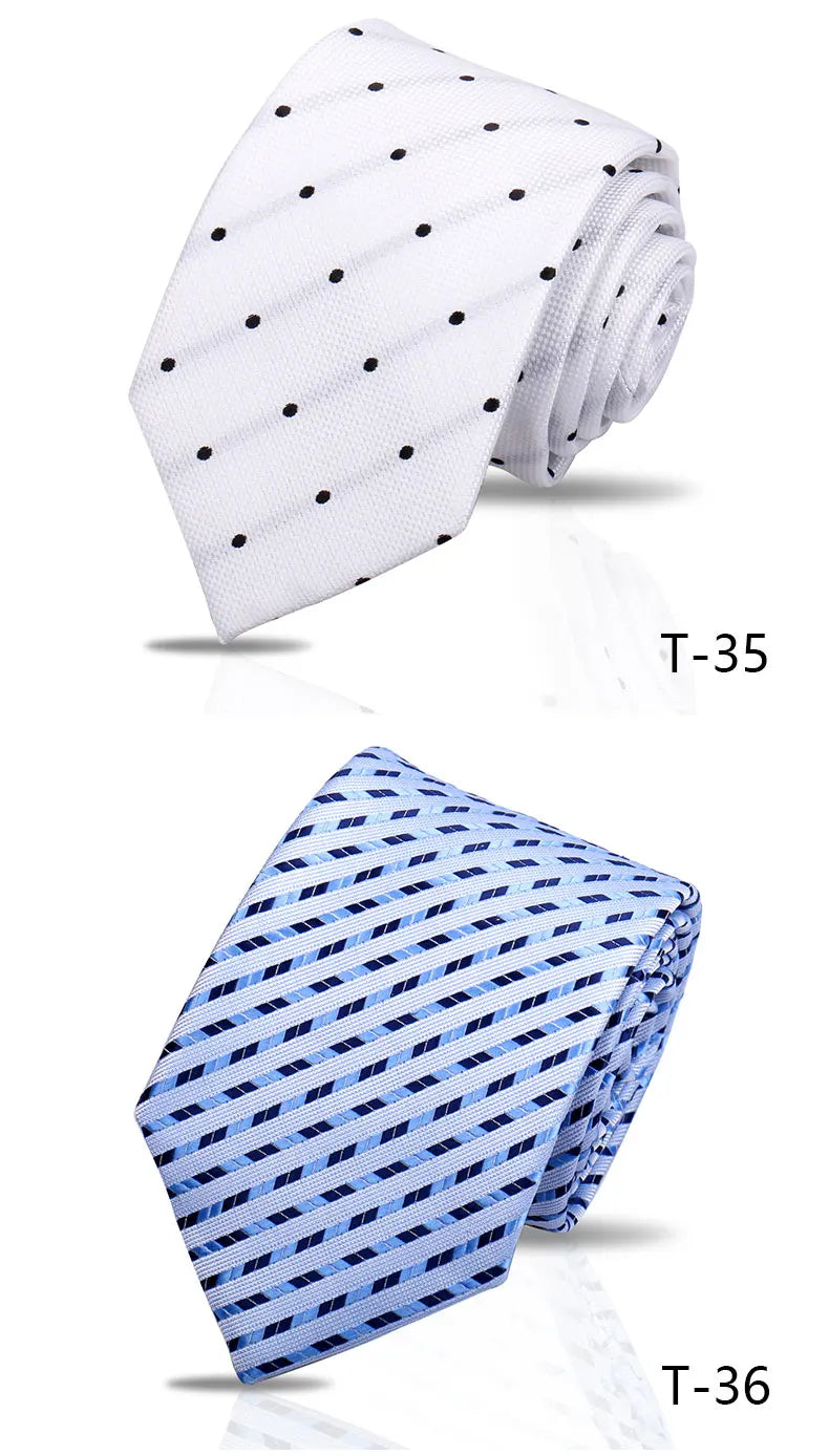 Men's Tie Brand New Fashion Blue Necktie Green Orange Gravatas For Men Paisley Floral Fit Wedding Workplace Slim Dots Wholesale