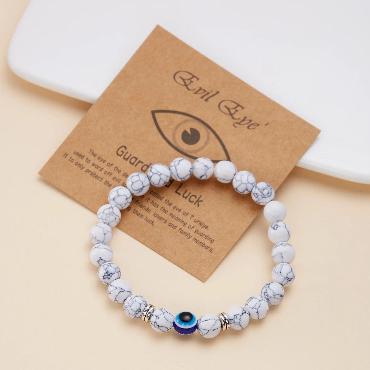 Evil Eye Beaded Bracelet  Multicolor Options