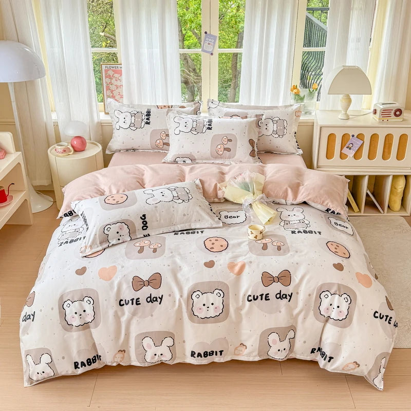 Printed Comforter & Duvet Bedding Set