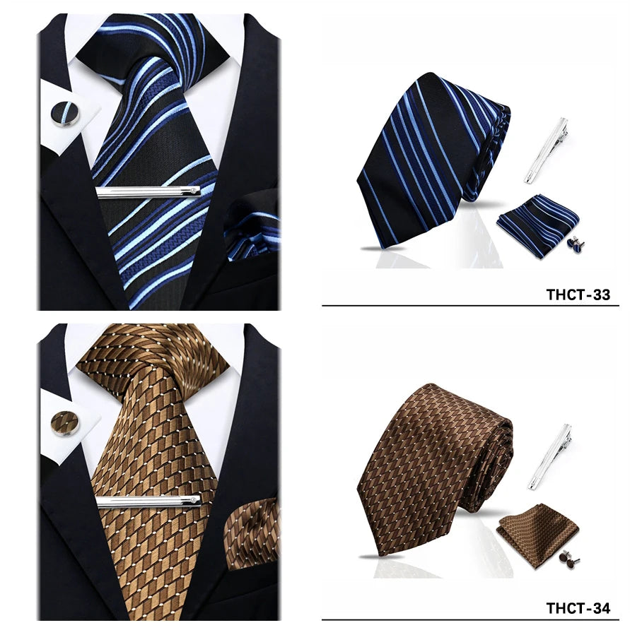 Men’s Luxury Paisley Silk Necktie.Elegant BusinessWedding & Formal Dress Tie for Men